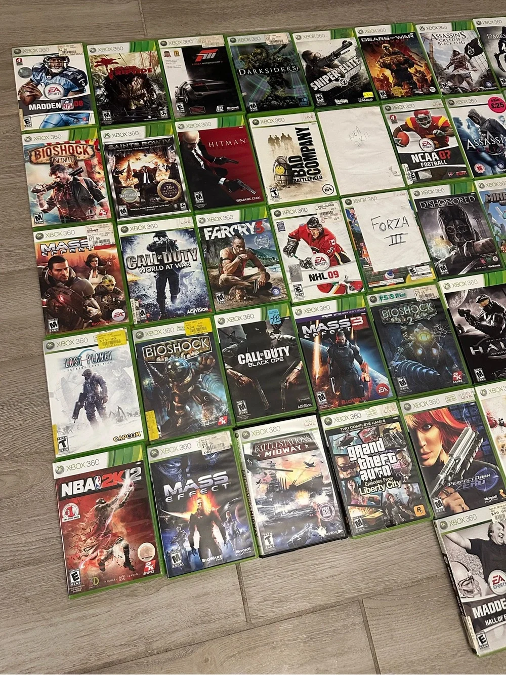 VTG Xbox 360 Video Games Lot (46) (GTA, Assassin’s Creed, COD, Halo, Forza etc.)